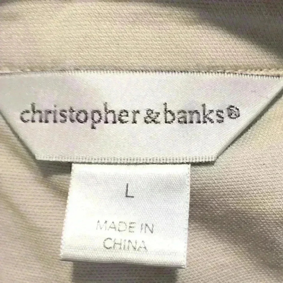 Christopher & Banks  cotton jacket. Women … - Picture 4 of 5
